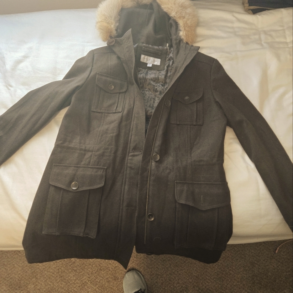 Marc New York Woman's coat 14 olive green